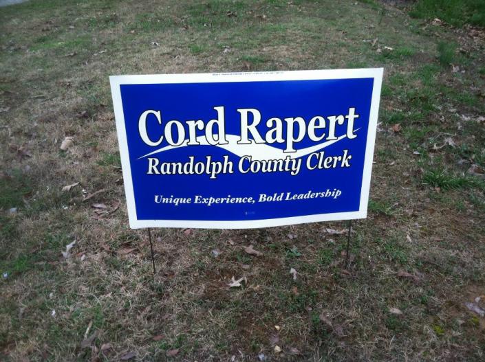 We can produce custom yard signs to promote your business or political campaign! 