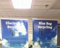 Retractable banners are a cost effective way to display your information at trade shows, store fronts, and more. They are easy to install and your graphics can be replaced repeatedly. 