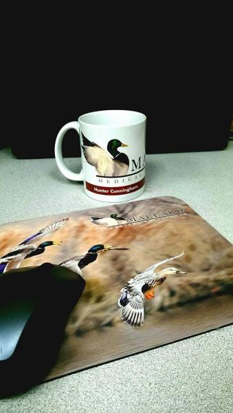 Mouse pads and coffee mugs are always a great affordable way to promote your business. 
