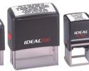 Our custom self inking stamps are available in various colors and sizes, with refillable ink cartridges. 