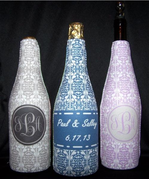 Wine bottle huggers make great gifts.